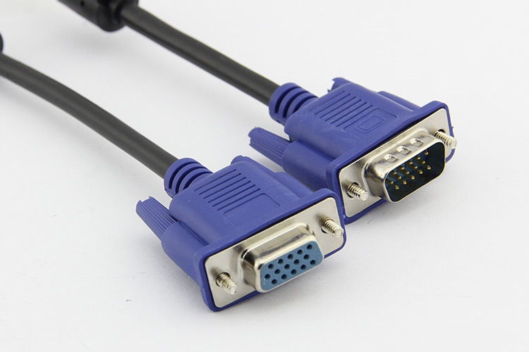 VGA線1.5米公對母液晶延長線 計(jì)算機(jī)顯示器信號傳輸?shù)目煽窟x擇